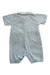 A Blue Short Sleeve Rompers from Emile et Rose in size 3-6M for boy. (Back View)