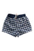 A Blue Shorts from The Little White Company in size 3-6M for boy. (Front View)