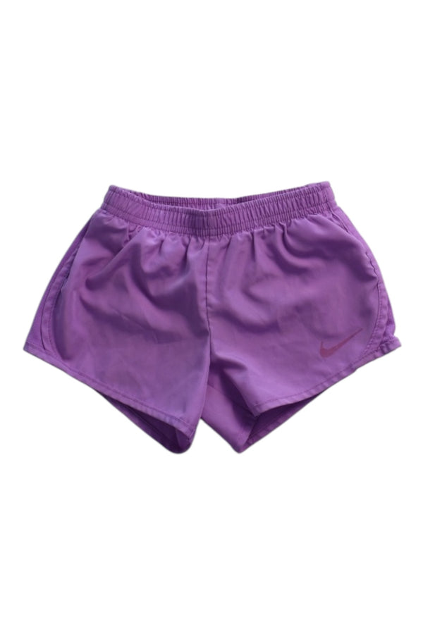 A Purple Active Shorts from Nike in size 4T for girl. (Front View)
