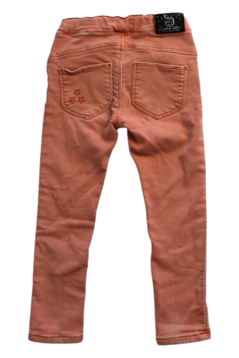 A Peach Jeans from 3Pommes in size 3T for girl. (Back View)