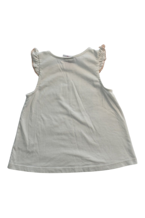 A White Sleeveless Tops from Tommy Bahama in size 4T for girl. (Back View)