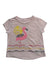 A Pink Short Sleeve T Shirts from Nautica in size 3T for girl. (Front View)