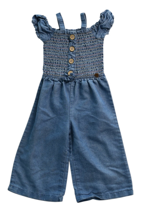 A Blue Sleeveless Rompers from Vince Camuto in size 3T for girl. (Front View)