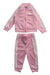 A Pink Pants Sets from Adidas in size 6-12M for girl. (Front View)