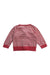 A Red Cardigans from The Little White Company in size 6-12M for girl. (Back View)