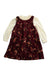 A Burgundy Dress Sets from Ralph Lauren in size 6-12M for girl. (Front View)