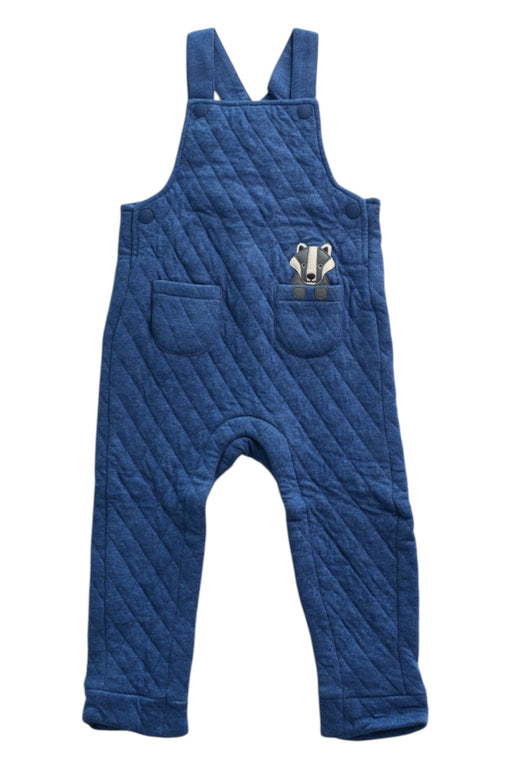 A Blue Long Overalls from Purebaby in size 12-18M for boy. (Front View)