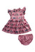 A Pink Dress Sets from Janie & Jack in size 12-18M for girl. (Front View)