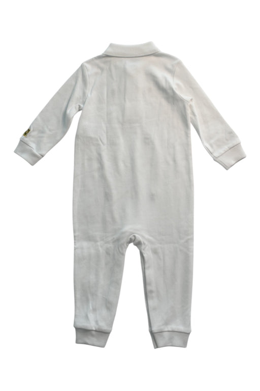 A White Long Sleeve Rompers from Ralph Lauren in size 6-12M for boy. (Back View)