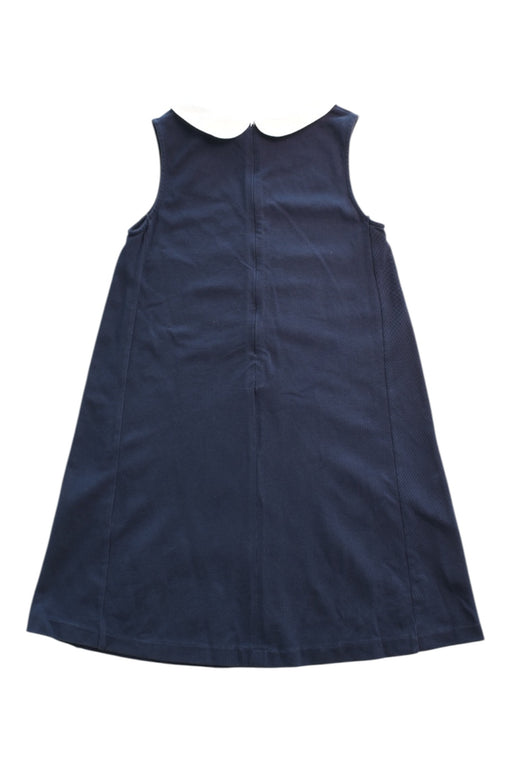 A Navy Sleeveless Dresses from Jacadi in size 12Y for girl. (Back View)
