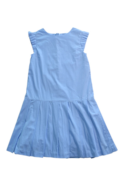 A Blue Sleeveless Dresses from Jacadi in size 12Y for girl. (Front View)