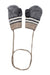 A Grey Gloves & Mittens from Retykle in size Newborn for neutral. (Back View)