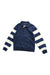 A Navy Buttoned Sweatshirts from Joules in size 6T for girl. (Front View)