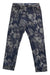 A Navy Leggings from White Stuff in size 4T for girl. (Front View)