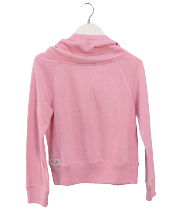 A Pink Sweatshirts from Polo Ralph Lauren in size 7Y for girl. (Front View)