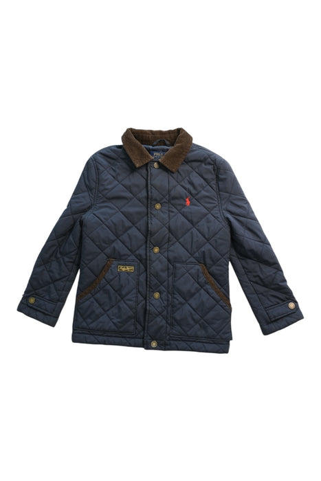 A Navy Puffer/Quilted Coats & Outerwear from Polo Ralph Lauren in size 7Y for neutral. (Front View)