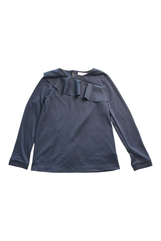 A Blue Long Sleeve Tops from Baker by Ted Baker in size 13Y for girl. (Front View)