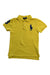 A Yellow Short Sleeve Polos from Polo Ralph Lauren in size 8Y for boy. (Front View)