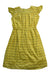 A Yellow Short Sleeve Dresses from Velveteen in size 10Y for girl. (Back View)