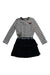 A Black Long Sleeve Dresses from Catimini in size 6T for girl. (Front View)