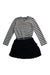 A Black Long Sleeve Dresses from Catimini in size 6T for girl. (Back View)