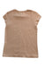 A Peach Short Sleeve T Shirts from IKKS in size 8Y for girl. (Back View)