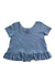 A Blue Short Sleeve Tops from Petit Bateau in size 8Y for girl. (Front View)