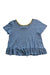A Blue Short Sleeve Tops from Petit Bateau in size 8Y for girl. (Back View)