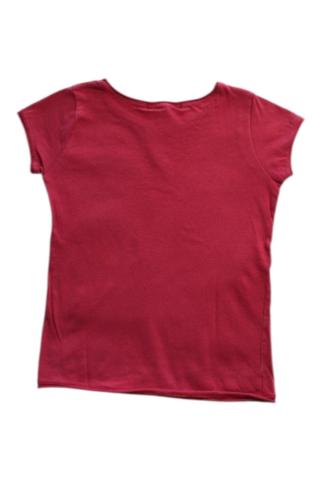 A Red Short Sleeve T Shirts from Bonpoint in size 4T for girl. (Back View)