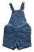 A Blue Overall Shorts from Bonpoint in size 6T for neutral. (Front View)