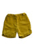 A Yellow Shorts from Petit Bateau in size 8Y for neutral. (Front View)