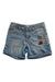 A Blue Shorts from Catimini in size 6T for girl. (Front View)