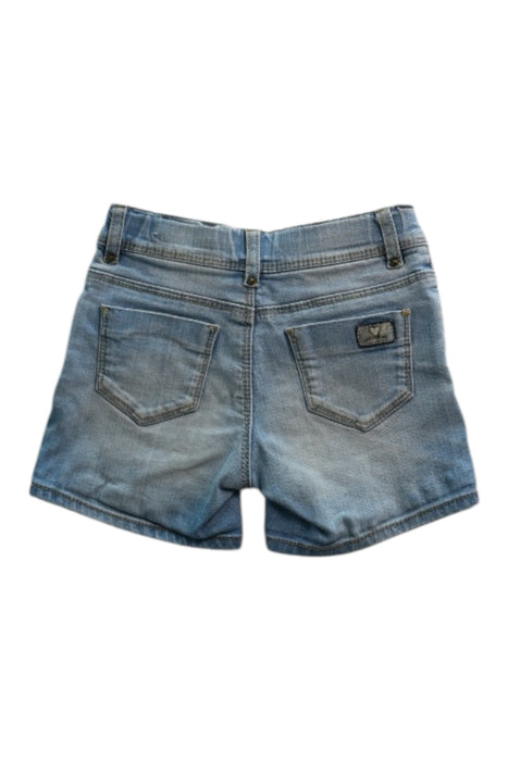 A Blue Shorts from Catimini in size 6T for girl. (Back View)