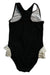 A Black Swimsuits from Seed in size 9Y for girl. (Back View)