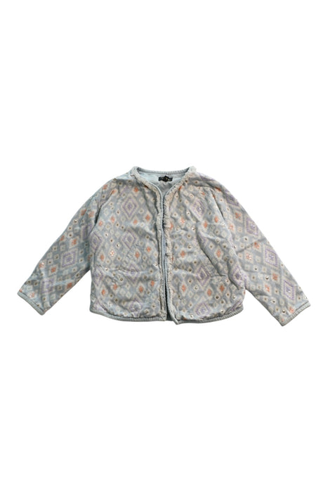 A Multicolour Lightweight Jackets from Velveteen in size 8Y for girl. (Front View)