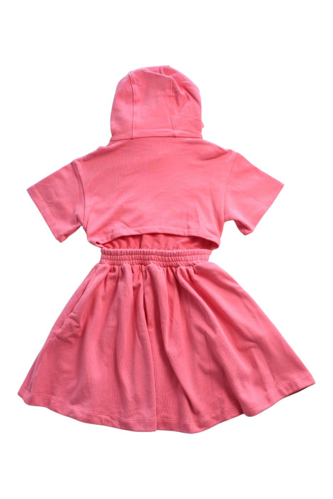 A Pink Short Sleeve Dresses from Fendi in size 8Y for girl. (Back View)