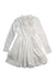 A White Long Sleeve Dresses from Zadig & Voltaire in size 12Y for girl. (Front View)
