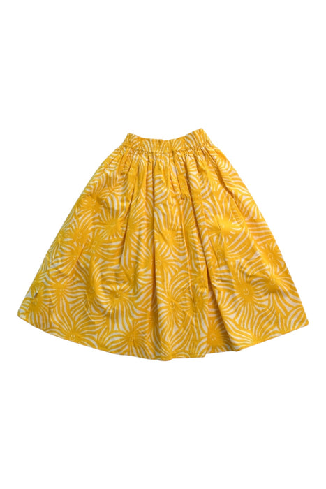A Yellow Mid Skirts from Molo in size 8Y for girl. (Back View)