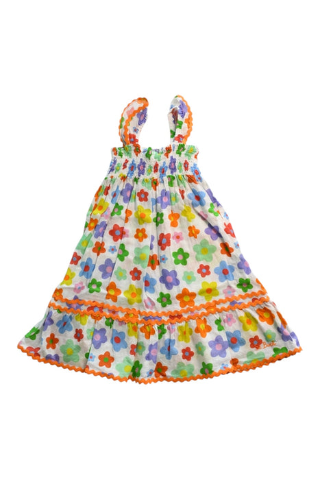 A Multicolour Sleeveless Dresses from MC2 Saint Barth in size 10Y for girl. (Front View)