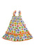 A Multicolour Sleeveless Dresses from MC2 Saint Barth in size 10Y for girl. (Front View)