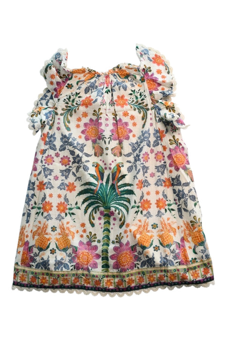 A Multicolour Sleeveless Dresses from Zimmermann in size 10Y for girl. (Back View)