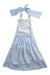 A Blue Sleeveless Dresses from Baliene in size 10Y for girl. (Back View)