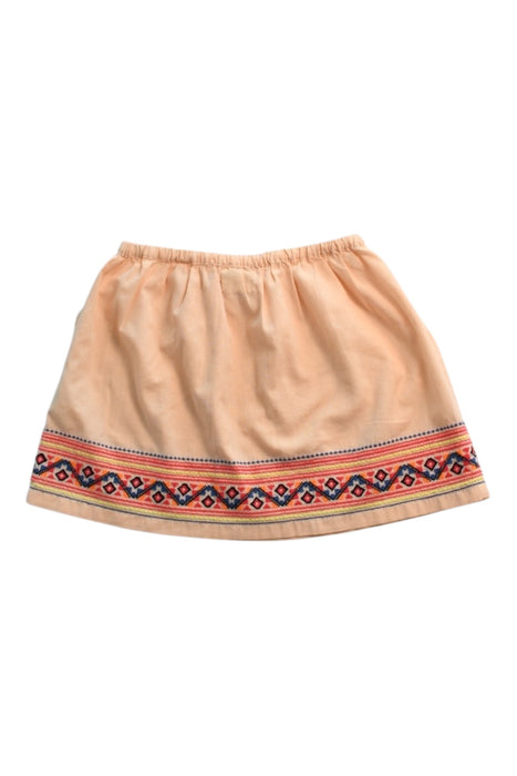 A Beige Short Skirts from Bonheur du Jour in size 6T for girl. (Back View)