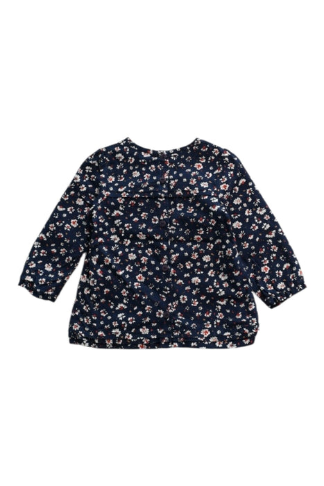 A Navy Long Sleeve Tops from Sergent Major in size 6-12M for girl. (Back View)