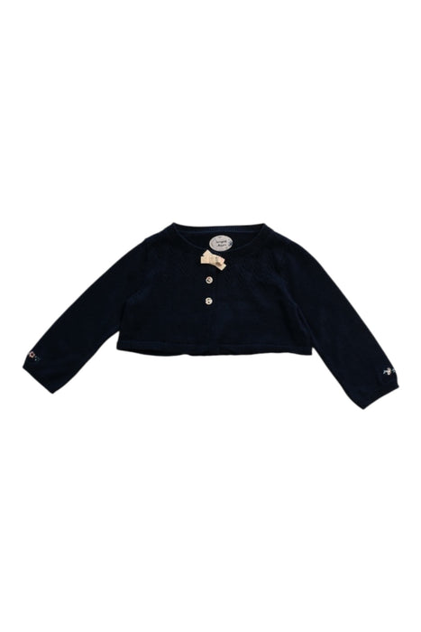 A Navy Cardigans from Sergent Major in size 6-12M for girl. (Front View)