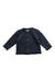 A Navy Puffer/Quilted Jackets from Bout'Chou in size 12-18M for girl. (Front View)