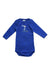 A Blue Long Sleeve Bodysuits from Petit Bateau in size 0-3M for boy. (Front View)