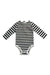 A Navy Long Sleeve Bodysuits from Jacadi in size 3-6M for neutral. (Front View)