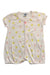A Pink Short Sleeve Rompers from Petit Bateau in size 3-6M for girl. (Front View)