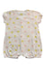A Pink Short Sleeve Rompers from Petit Bateau in size 3-6M for girl. (Back View)
